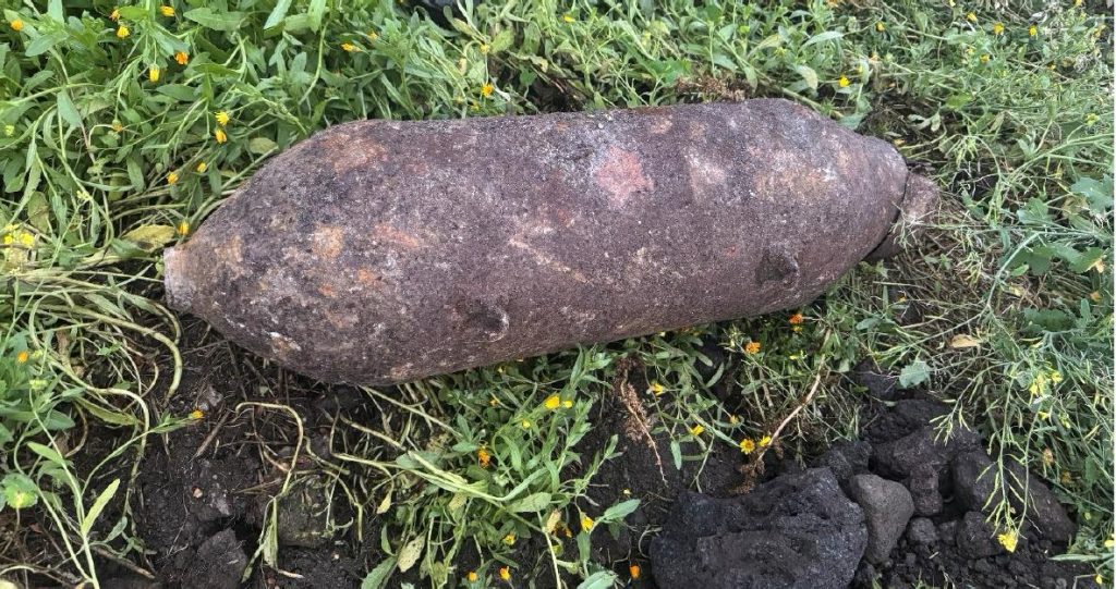 Bronte, bomba della Seconda Guerra Mondiale riemerge durante lavori di scavo