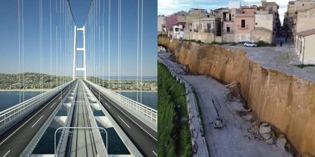 Frana Niscemi, opposizione all'attacco: "I soldi del Ponte di Messina si usino per il dissesto"