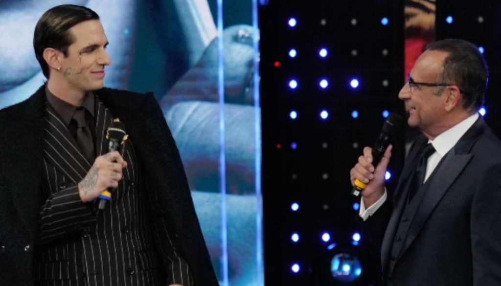 Sanremo, Achille Lauro al fianco di Conti nella 2^ serata: ora la Rai teme la Champions