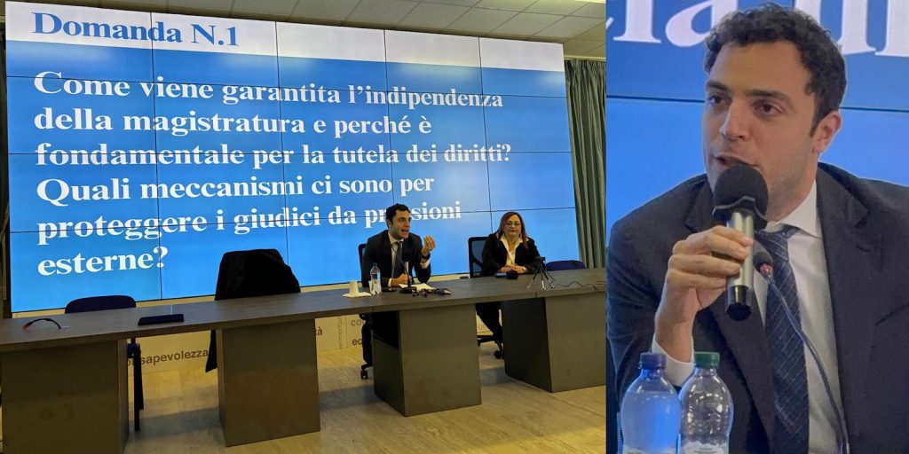 Adrano, formazione civica all'ITS Branchina: il magistrato Maglione incontra gli studenti sul ruolo della giustizia a tutela dei diritti