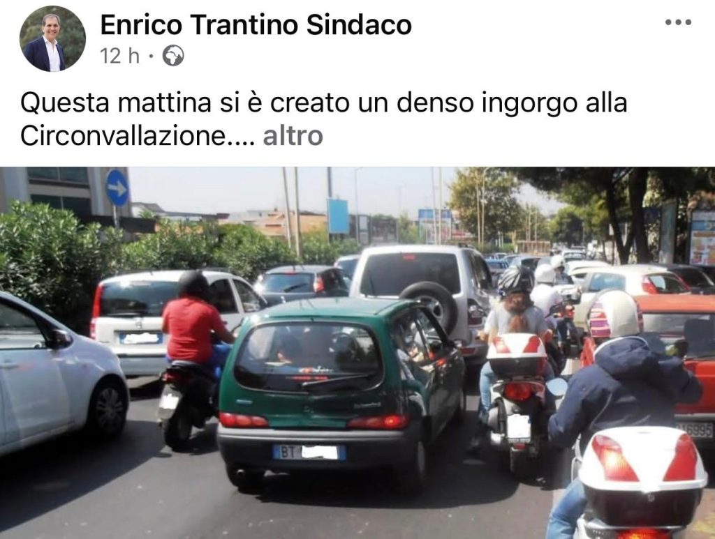 Catania, caos traffico alla Circonvallazione: il sindaco Trantino chiede scusa ai cittadini