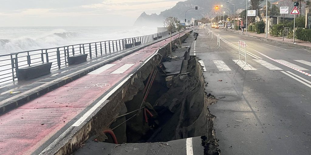 Dissesto idrogeologico, Schifani a Santa Teresa Riva per la consegna dei lavori sulla costa jonica