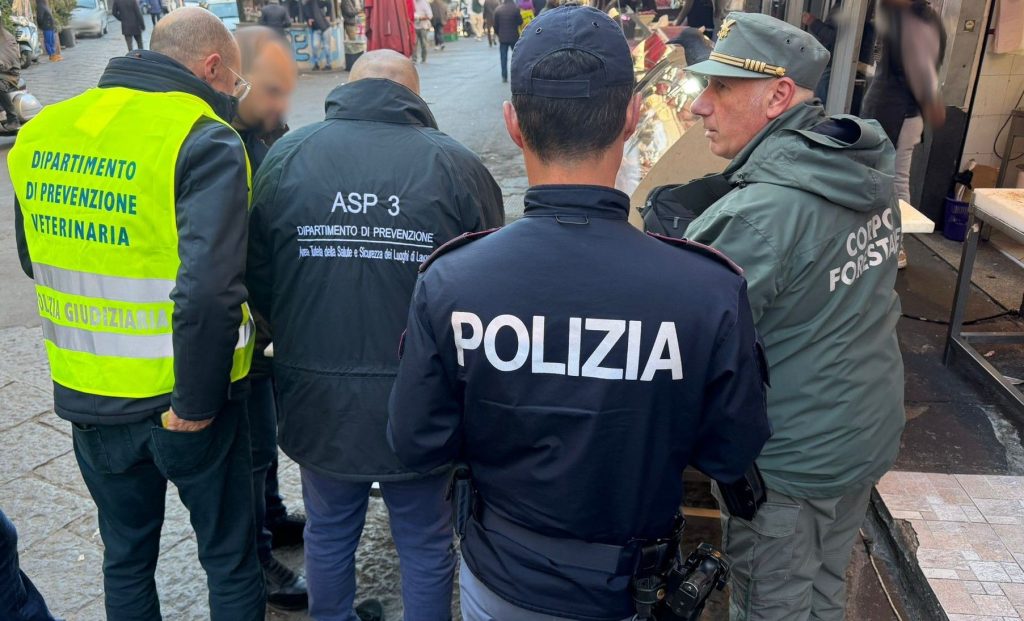 Catania, carne a terra tra sporcizia e pesce senza ghiaccio: maxi operazione alla ‘Fera o Luni’. Multe per 42mila euro (VIDEO)