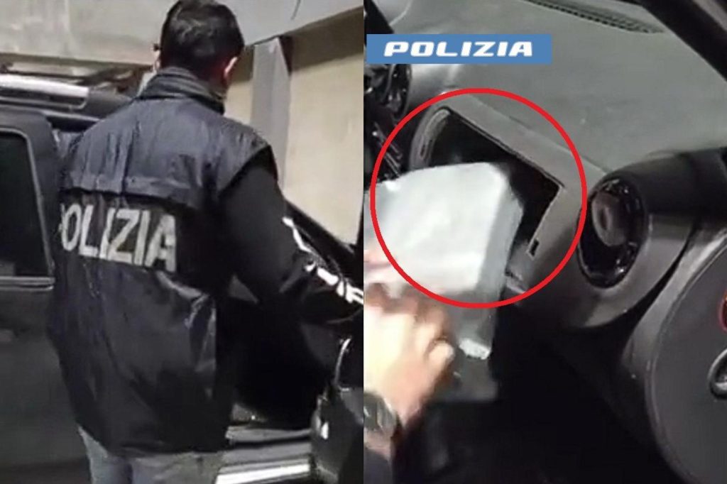 Catania, 5 kg di cocaina nascosti nel vano airbag dell’auto: arrestati due pusher
