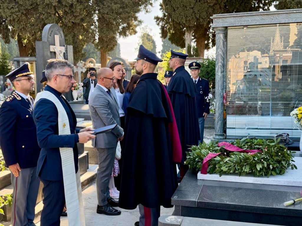 Catania, la Polizia di Stato ricorda l'agente Antonino Copia a 17 anni dalla morte
