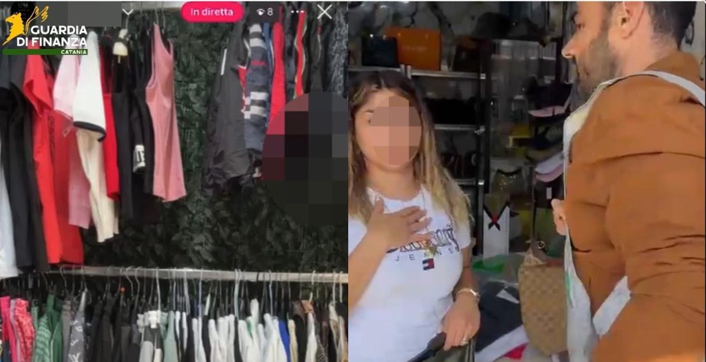 Catania, vendono falso in diretta streaming: i Finanzieri irrompono nella “boutique del lusso contraffatto” a San Cristoforo (VIDEO)