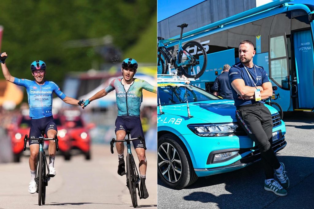 Ciclismo, Pietro Ciadamidaro: da Adrano all’Astana. Il suo primo Giro d’Italia da massaggiatore