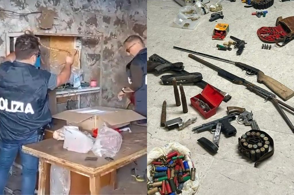 Adrano, armi e munizioni come in un bunker: quattro arresti dopo maxi blitz (VIDEO)
