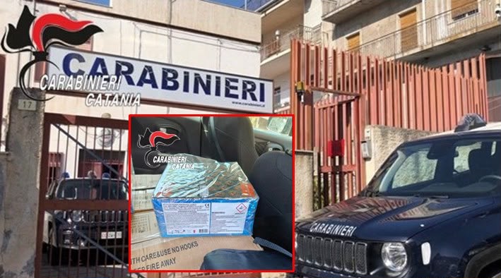 Sequestrati 103 kg di fuochi d'artificio a Paternò: denunciato 47enne