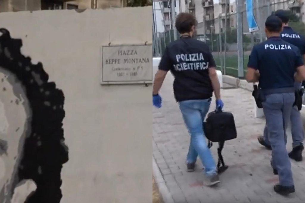 Sparatoria in piazza a San Giovanni Galermo: presunto autore arrestato con passamontagna e giubbotto rudimentale (VIDEO)
