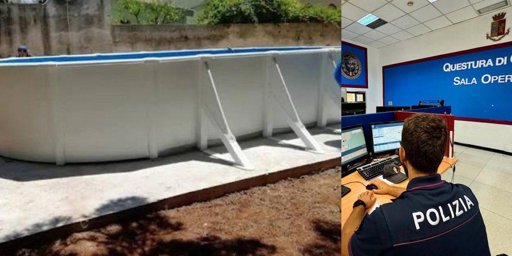 Catania, 41enne evade dagli arresti domiciliari per montare una piscina sul terrazzo: "Così affronto il caldo"
