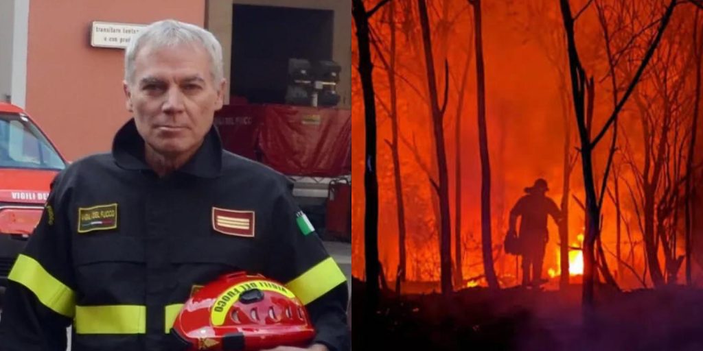 Caltanissetta, malore fatale durante lo spegnimento di un incendio: muore caporeparto 59enne