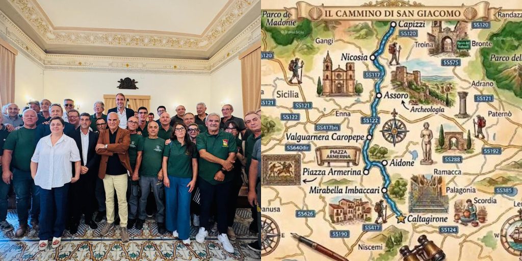Il Cammino di San Giacomo diventa un progetto pilota: 130 km da Caltagirone a Capizzi. Sindaci e Forestale i primi "custodi"